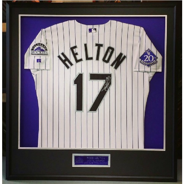 Colorado Rockies Autographed Todd Helton Jersey