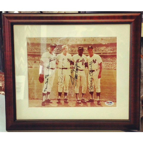 Baseball All Stars Autographed Picture