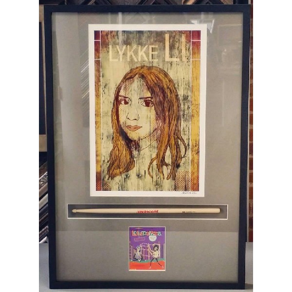 Lykke Li Poster and Drumstick