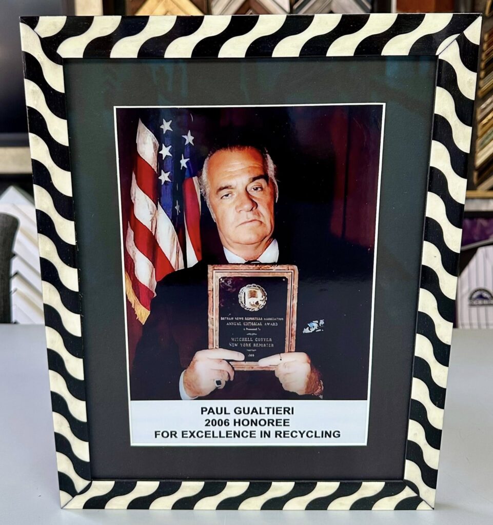 Custom Framed Paul Gualtieri Photograph